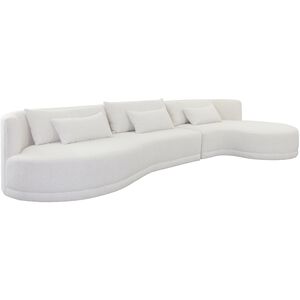 Laken Copenhagen White Sofa Chaise, RAF